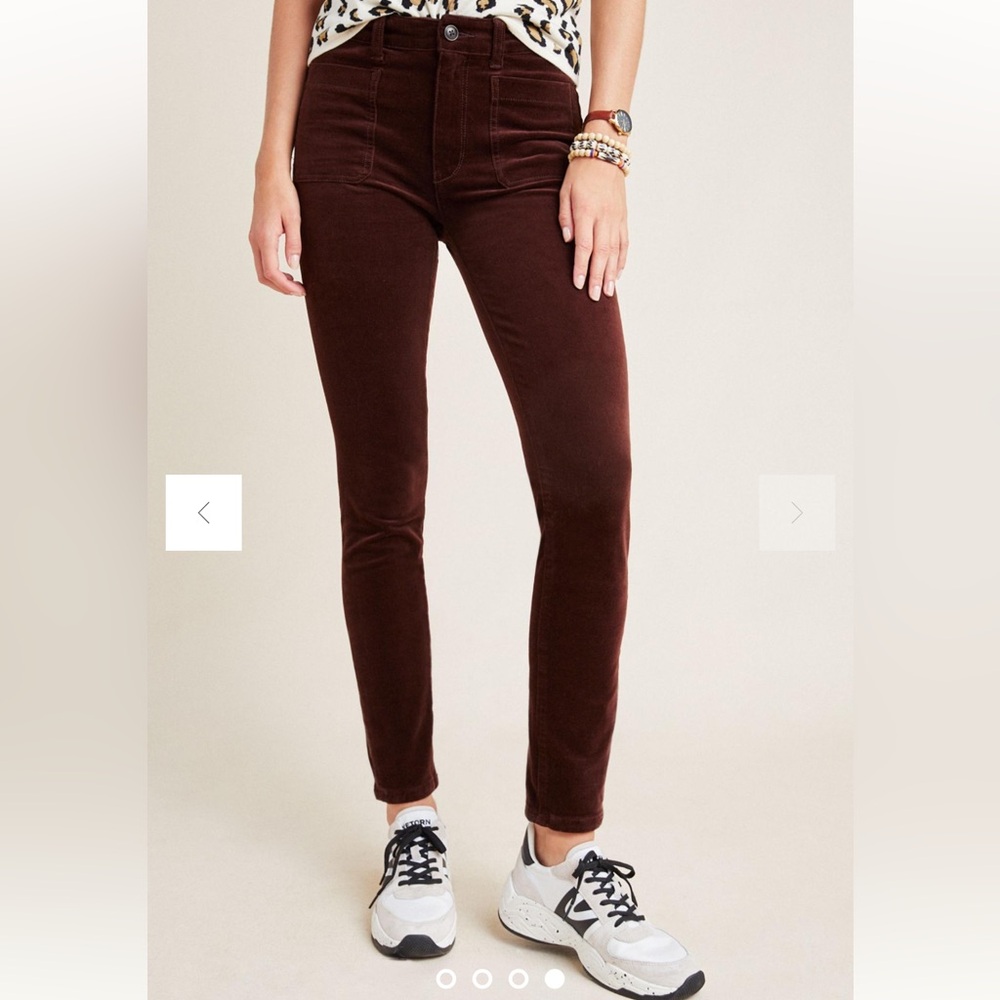 NWOT Anthro Pilcro Micro Cordury Highrise Skinny